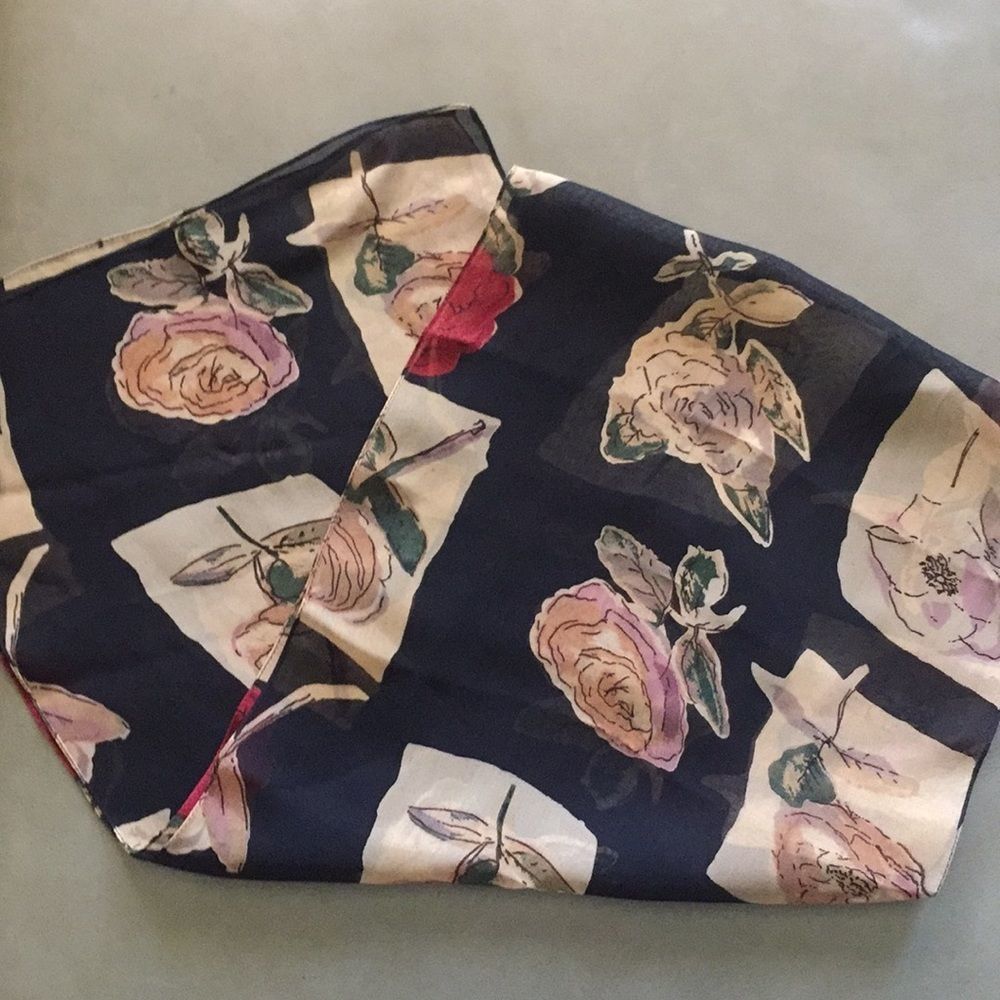 Scarf, Multi Colored Boho Rad Lightweight - image 3